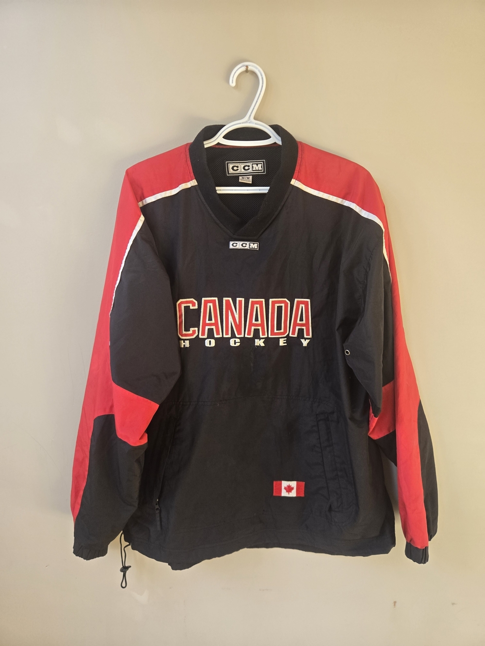 🇨🇦 Vintage CCM Team Canada Hockey Pullover Jacket